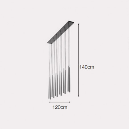 Ceiling lamp Cleri (12 Lights)