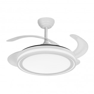 LED fan with folding blades...