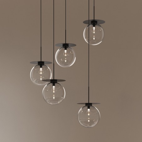 Cluster Pendant Lamp Saturno (5 lights)