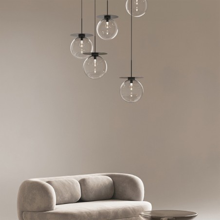 Cluster Pendant Lamp Saturno (5 lights)