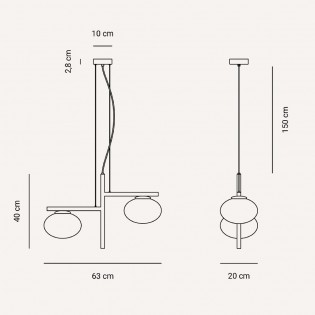 Pendant Lamp Victoria (2 lights)