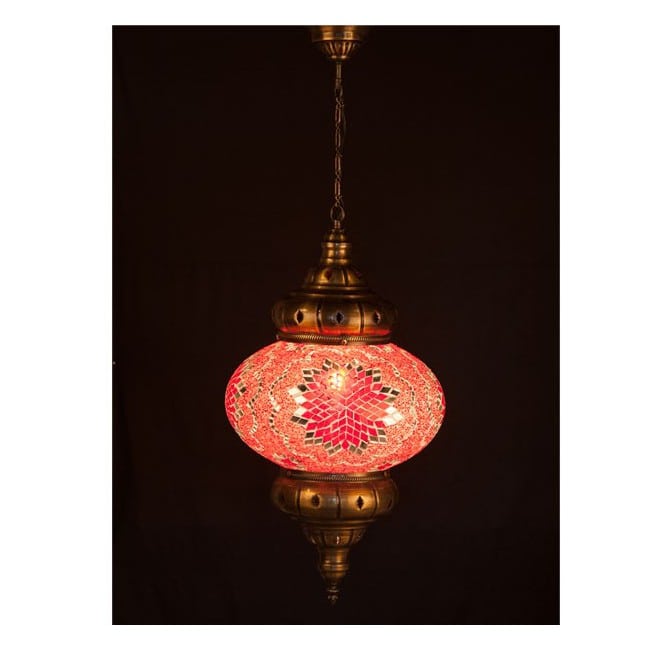 Turkish Pendant Lamp KolyeI90 (red) Turkish Pendant Lamp KolyeI90 (red)