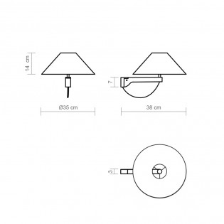Aplique de pared Clásica