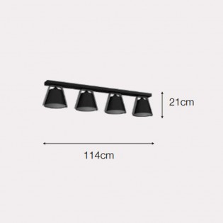 Ceiling track light Embrujo (4 Lights)