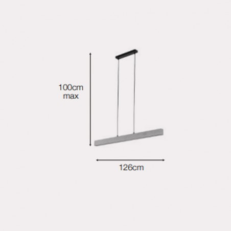 Lampara de techo Fuster Led (10W)