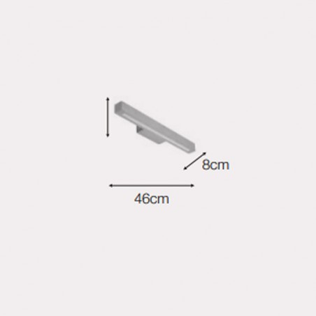 Aplique de pared Led Fuster (8W)
