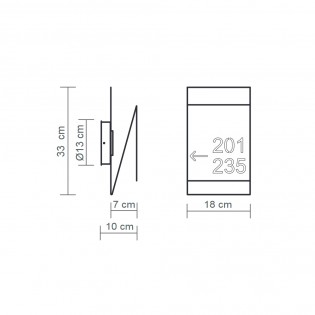 Wall Lamp Zeta Signal