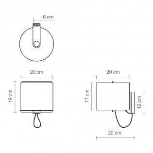 Aplique de pared Lewit