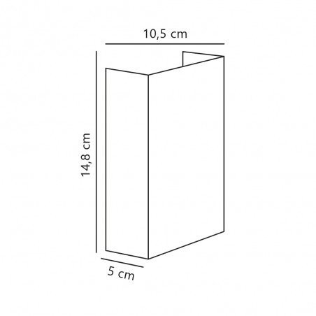 Outdoor LED Wall Lamp Fold Seaside (8W)