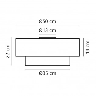 Ceiling Flush Light Malodin