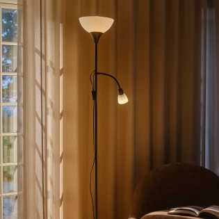 Floor lamp with reader Lauria