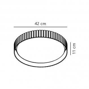 Plafón de techo Corato