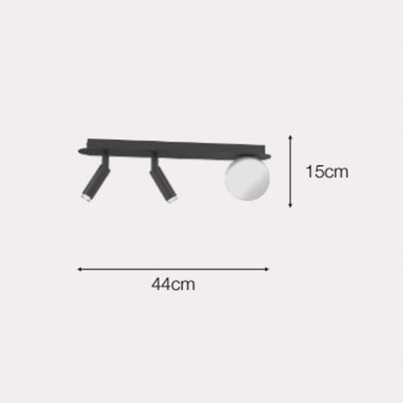 Ceiling track light Melange