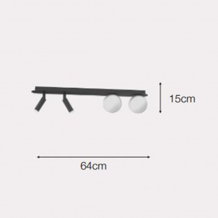 Ceiling track light Melange (4 Lights)