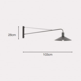 Aplique de pared Merlin