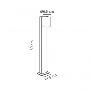 Outdoor Bollard Lamp Tin