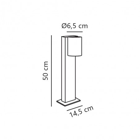 Outdoor Bollard Lamp Tin