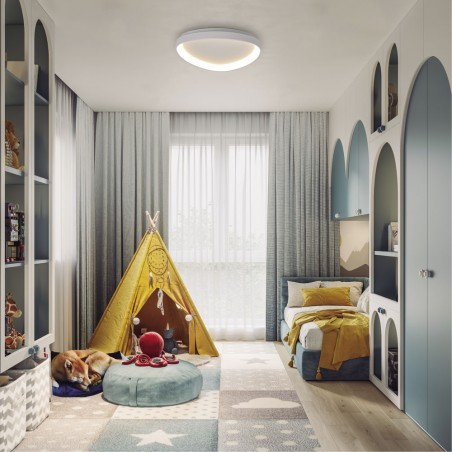 Plafón de techo LED Niseko Triangular CCT (42W)