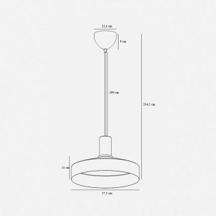 Pendant lamp Elvas Cork