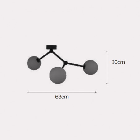 Ceiling lamp Molecula