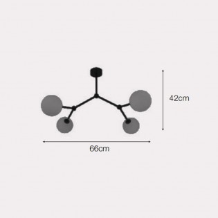 Ceiling lamp Molecula (4 Lights)