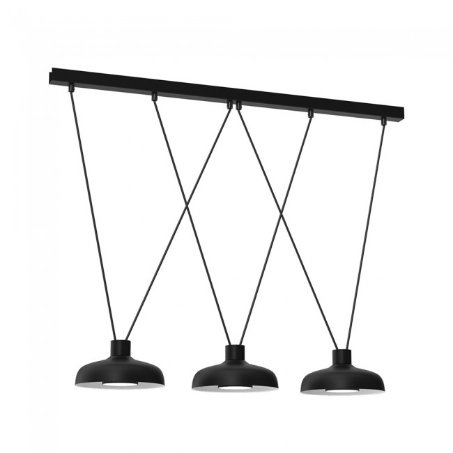 Regleta de techo Noir (3 Luces)