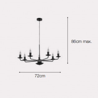 Chandelier Odine (7 Lights)