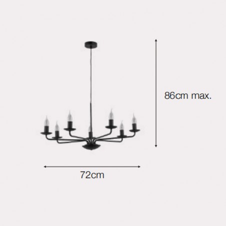 Chandelier Odine (7 Lights)