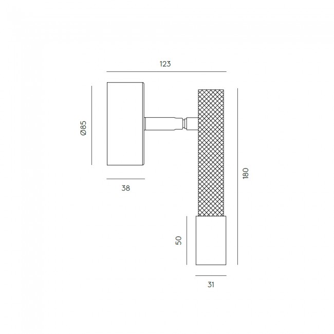 Ycro LED-Deckenstrahler (8W)