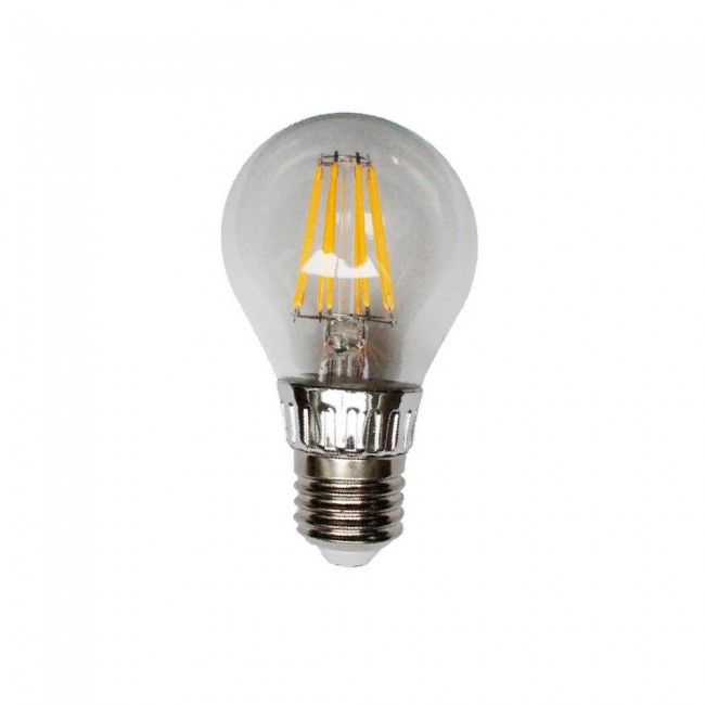LED Light Bulb Standard dimmable silver E27 (8W)