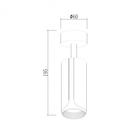 Ceiling Adjustable Spotlight Gobi