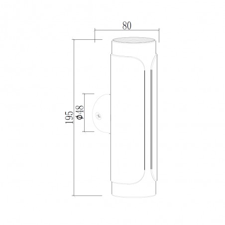 Aplique de pared Gobi