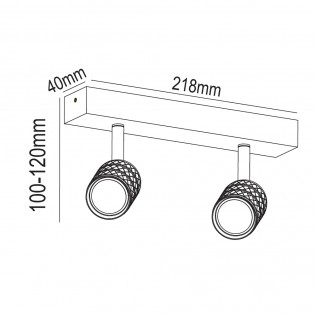 Ceiling Track Light Mycro (2 lights)