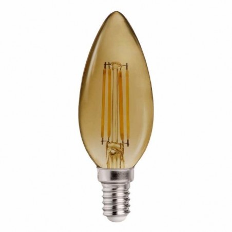 Bombilla LED Vela Caramelo (4W-cálida)