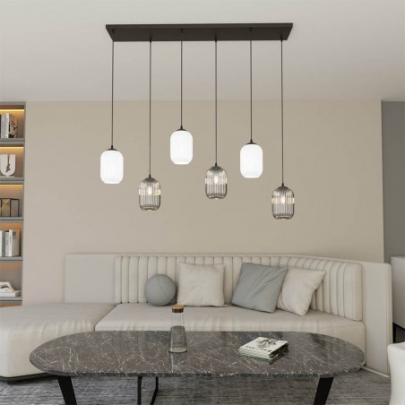 Pendant lamp Valdi Mix (6 lights)