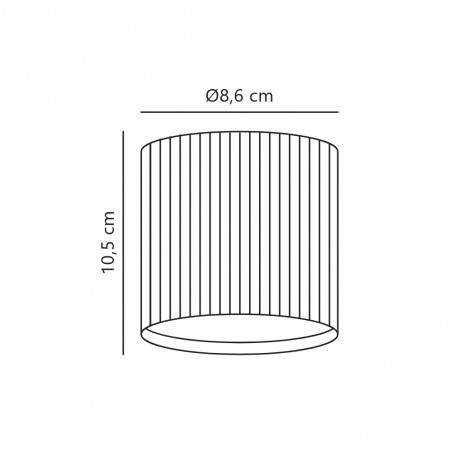 Outdoor Ceiling Flush Spotlight Kyklop