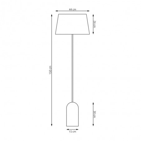 Floor lamp Goth