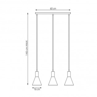 Pendant lamp Ormina (3 lights)