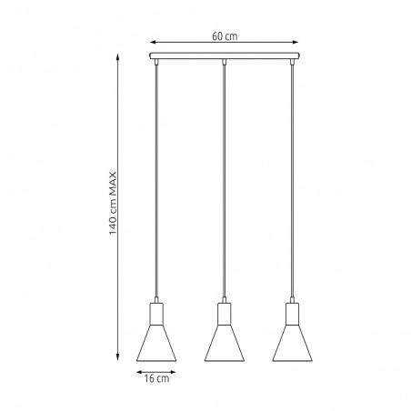 Pendant lamp Ormina (3 lights)