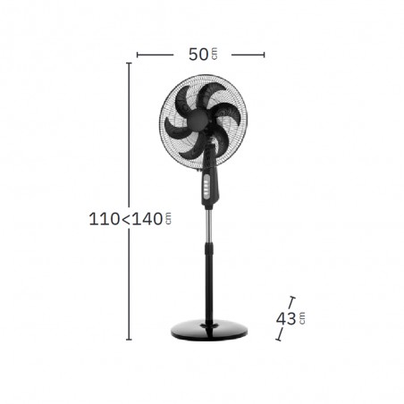 Ventilador de pie Granizo