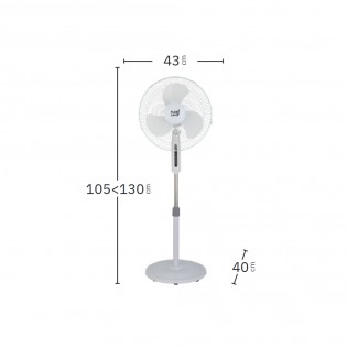 Ventilador de pie Etesio