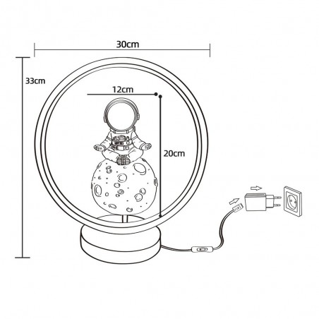 LED Table Lamp Astronauta Zen (4W)