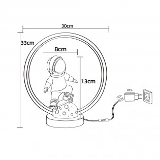 LED Table Lamp Astronauta Skater (4W)