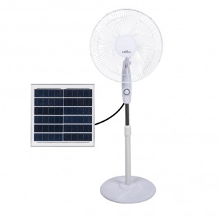 Pedestal fan with solar...