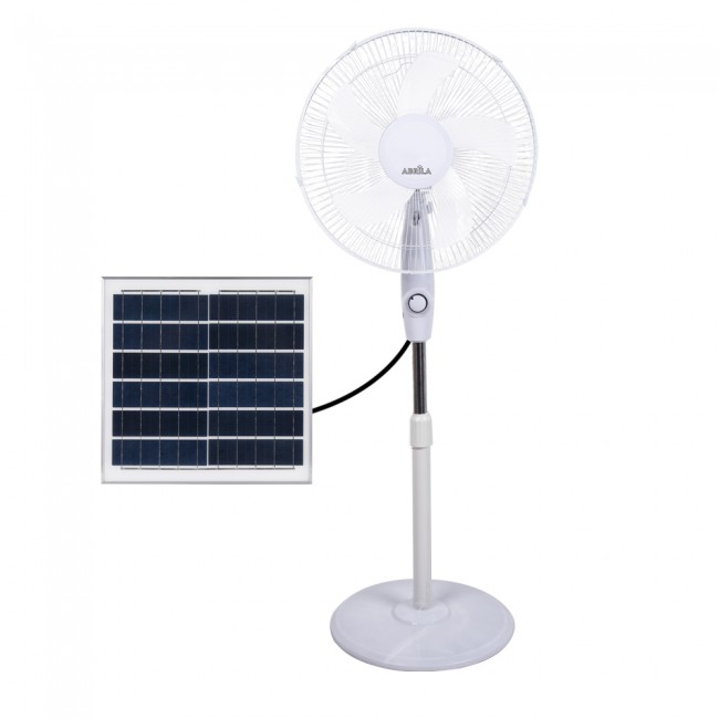 Ventilador de pie con panel solar Frontera (30W)