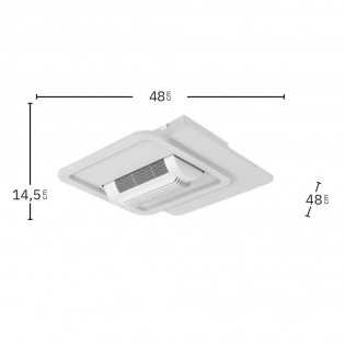 LED Ceiling Fan Obelisco CCT Dim (59W)