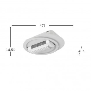 LED Ceiling Fan Camaleon CCT Dim (59W)