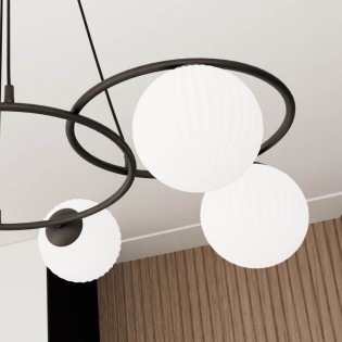 Lámpara de araña Pensal (6 luces)