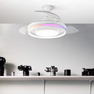 LED fan folding blades Pitufo RGB CCT (57W)