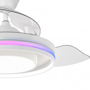LED fan folding blades Pitufo RGB CCT (57W)